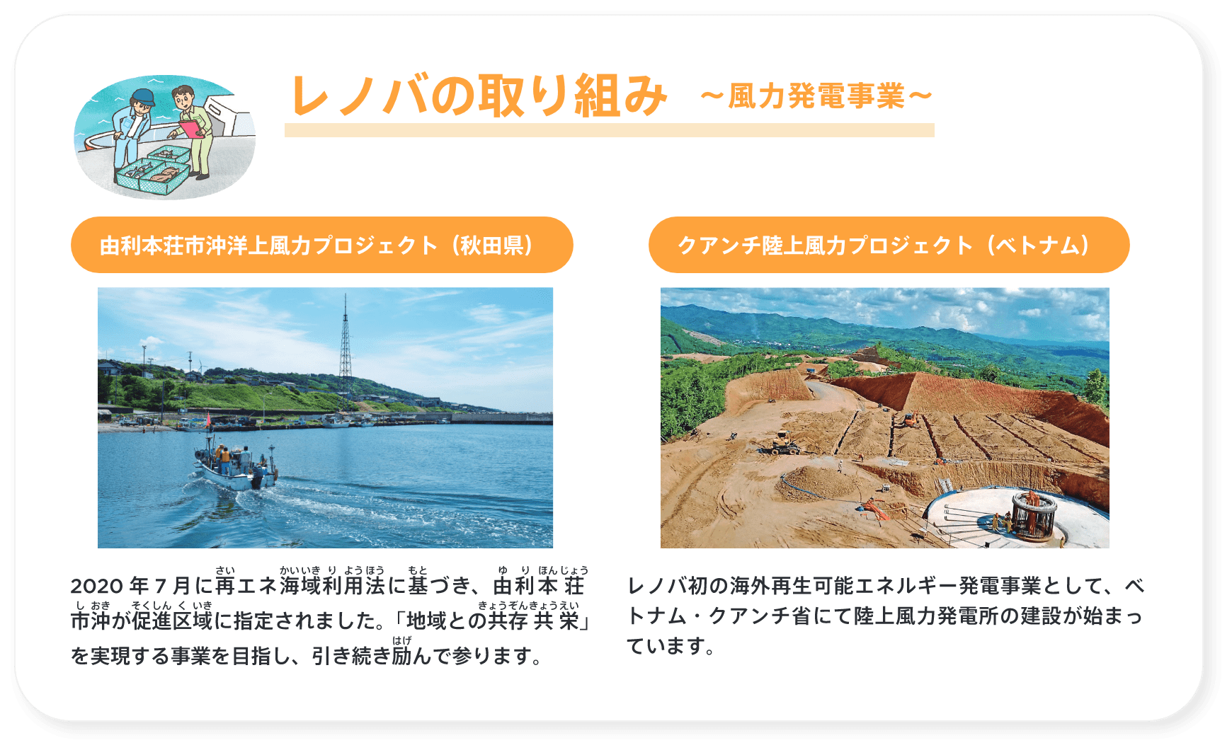 レノバの取り組み 〜風力発電事業〜